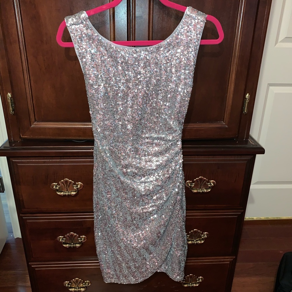 Silver Sparkly Dress